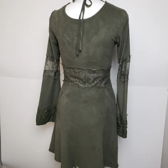 Romeo & juliet couture dress olive - Picture 4 of 11